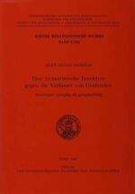 ISBN 9783700130635: Eine byzantinische Invektive gegen die Verfasser von Grabreden