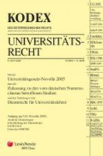 ISBN 9783700732655: KODEX Universitätsrecht