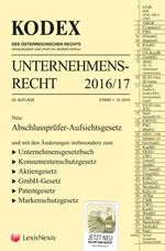 ISBN 9783700765226: KODEX Unternehmensrecht 2016/17