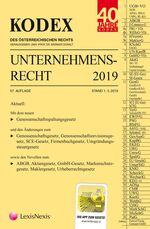 ISBN 9783700772880: KODEX Unternehmensrecht 2019