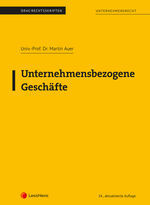 ISBN 9783700780854: Unternehmensbezogene Geschäfte (Skriptum)