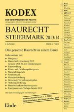 ISBN 9783707323054: KODEX Baurecht Steiermark 2013/14