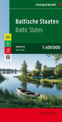 ISBN 9783707905670: Baltische Staaten, Autokarte 1:400.000, freytag & berndt
