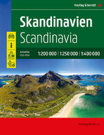 ISBN 9783707919905: Skandinavien, Autoatlas 1:200.000 - 1:400.000, freytag & berndt - Spiralbindung, Camping- und Stellplätze, Freizeitinfos