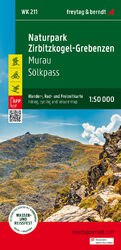 ISBN 9783707920536: Naturpark Zirbitzkogel-Grebenzen, Wander-, Rad- und Freizeitkarte 1:50.000, freytag & berndt, WK 211 - Murau - Sölkpass, mit APP, wasserfest und reißfest