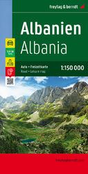 ISBN 9783707922202: Albanien, Straßen- und Freizeitkarte 1:150.000, freytag & berndt – Mit Infoguide, Top Tips, Innenstadtplan Tirana