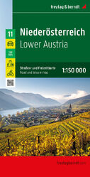 ISBN 9783707922349: Niederösterreich, Straßen- und Freizeitkarte 1:150.000, freytag & berndt – Mit Infoguide, Top Tips, Innenstadtplan, Radrouten