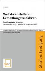 ISBN 9783708312958: Verfahrenshilfe im Ermittlungsverfahren - Good Practice im Lichte der Richtlinie 2016/1919 EU über Prozesskostenhilfe