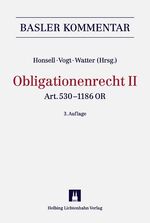 ISBN 9783719025250: Obligationenrecht II - Art. 530-1186 OR