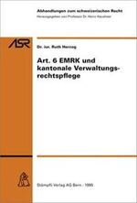 ISBN 9783727202148: Artikel EMRK und kantonale Verwaltungsrechtspflege