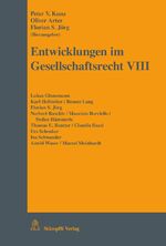 ISBN 9783727288715: Entwicklungen im Gesellschaftsrecht VIII