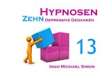 ISBN 9783732285280: Zehn Hypnosen. Band 13 - Depressive Gedanken