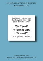 ISBN 9783734523267: Die Chronik der Familie Stoll zu Echzell und Gettenau | Echzeller Geschichtshefte Sonderband I/2016 | Wilhelm Stoll V. et al. | Taschenbuch | Paperback | 112 S. | Deutsch | 2016 | tredition