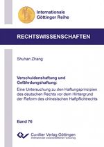 ISBN 9783736995932: Verschuldenshaftung und Gefährdungshaftung