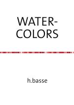 ISBN 9783741839566: WATER-COLORS