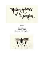 ISBN 9783741877971: Metamorphoses of the Vampire: A Collection of Student Essays