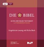 ISBN 9783742411822: Die Bibel, Gelesen von Rufus Beck, 9 Audio-CD, 9 MP3