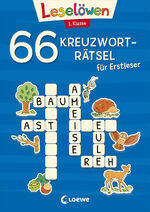 ISBN 9783743212404: 66 Kreuzworträtsel für Erstleser - 1. Klasse (Blau) - Rätselspaß zum Lesenlernen für Kinder ab 6 Jahren