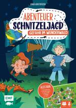 ISBN 9783745911480: Set: Abenteuer Schnitzeljagd – Gefahr im Wunderwald - Geburtstags-Set mit Schatzkarte, Einladungen, Urkunden, kniffligen Rätseln, Rezepten und vielem mehr – Für 2–12 Kinder ab 6 Jahren