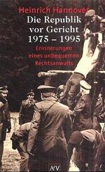 ISBN 9783746670324: Die Republik vor Gericht 1975-1995