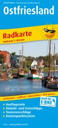 ISBN 9783747301364: Ostfriesland - Radkarte mit Ausflugszielen, Einkehr- & Freizeittipps, reissfest, wetterfest, abwischbar. 1:100000