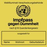 ISBN 9783750509306: Impfpass gegen Dummheit – nach §16 Querdenkergesetz