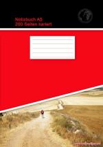 ISBN 9783753138886: Notizbuch A5 200 Seiten kariert (Softcover Rot)