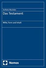 ISBN 9783756029860: Das Testament – Wille, Form und Inhalt