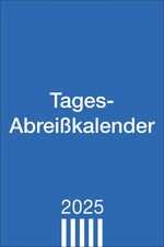 ISBN 9783756408023: Tagesabreisskalender gross 2025