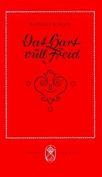 ISBN 9783762200444: Dat Hart vull Freid