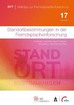 ISBN 9783763973040: Standortbestimmungen in der Fremdsprachenforschung