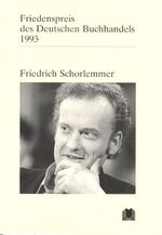 ISBN 9783765717611: Friedrich Schorlemmer - Friedenspreis des deutschen Buchhandels 1993. Ansprachen aus Anlass der Verleihung