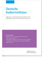 ISBN 9783769137934: Deutsche Kodierrichtlinien 2023 - Allgemeine und spezielle Kodierrichtlinien für die Verschlüsselung von Krankheiten und Prozeduren