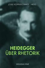 ISBN 9783770549139: Heidegger über Rhetorik