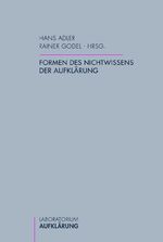 ISBN 9783770550364: Formen des Nichtwissens der Aufklärung