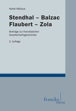 ISBN 9783772085536: Stendhal-Balzac-Flaubert-Zola