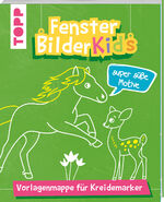 ISBN 9783772484780: Fensterbilder Kids Super süße Motive – Vorlagenmappe für Kreidemarker mit 10 bunten Vorlagenbogen in Originalgröße. Alle Vorlagen auch zum Download