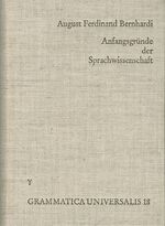 ISBN 9783772807862: Anfangsgründe der Sprachwissenschaft