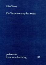 ISBN 9783772816949: Zur Verantwortung des Arztes