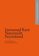 ISBN 9783772829581: Naturrecht Feyerabend