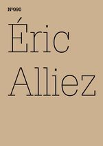 ISBN 9783775729390: Éric Alliez – Diagramm 3000 [Worte]