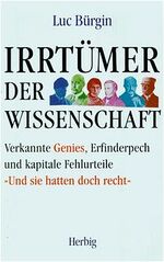 ISBN 9783776619867: Irrtümer der Wissenschaft.