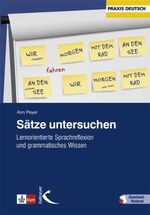 ISBN 9783780010414: Sätze untersuchen : Lernerorientierte Sprachreflexion und grammatisches Wissen