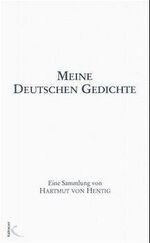 ISBN 9783780041944: Meine deutschen Gedichte. Eine Sammlung