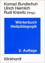 ISBN 9783781511705: Wörterbuch Heilpädagogik