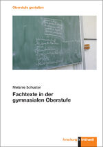 ISBN 9783781526563: Fachtexte in der gymnasialen Oberstufe