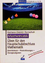 ISBN 9783786330509: Üben für den Hauptschulabschluss Mathematik