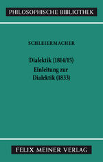 ISBN 9783787307210: Dialektik - (1814/15)