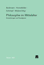 ISBN 9783787312955: Philosophie im Mittelalter - Entwicklungslinien und Paradigmen