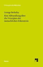 ISBN 9783787316380: Eine Abhandlung über die Prinzipien der menschlichen Erkenntnis